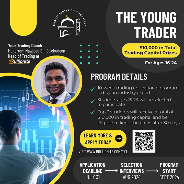 Flyer for The Young Trader